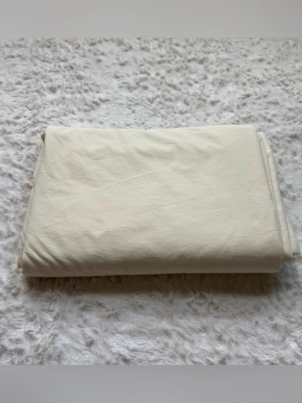 Casper 100% Organic Cotton Percale Flat Sheet King / Cal King in Butter Yellow